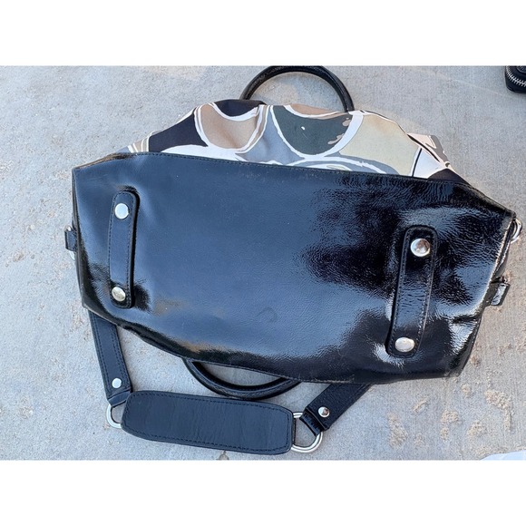 Coach Ashley Satchel and Wallet Set Grey Black Abstract F17650 - Picture 6 of 7